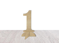 1st Birthday Table Decorations, First Birthday Centerpiece, Boy Girl Gold 1 Table Number Decor, Party Supplies - Pretty Day