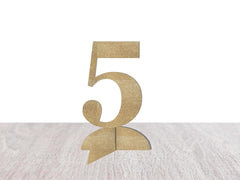 5th Birthday Table Decorations, Fifth Birthday Centerpiece, Boy Girl Gold 5 Table Number Decor, Party Supplies - Pretty Day
