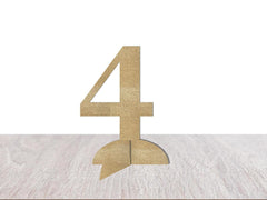 4th Birthday Table Decorations, Forth Birthday Centerpiece, Boy Girl Gold 4 Table Number Decor, Party Supplies - Pretty Day