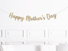 Happy Mother's Day Banner, Mother's Day Decorations, Mothers Day Decor, Happy Mother's Day Sign, Garland Mom, Mommy - Pretty Day