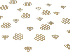 Bee Themed Party Confetti, Bay bee, ba bee, babee, Beeday Decorations, Bumblebee Decor, Honey bee - Pretty Day