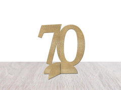 70th Birthday Decorations, 70 Table Decor, Seventy Centerpiece, Tabletop Decoration, Table Sign, Seventieth Anniversary Party Supplies - Pretty Day