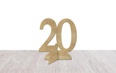 20th Birthday Decorations, Number 20 Table Decor, Twenty Centerpiece, Tabletop Decoration, Table Sign, Twentieth Anniversary Party Supplies - Pretty Day