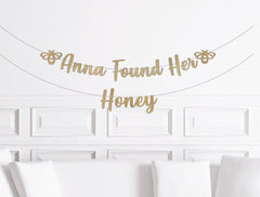 Bee Bridal Shower Banner, Bride to Bee Sign, Bumblebee Decorations, Decor, She Found Her Honey, honeybee, Personalized Custom - Pretty Day
