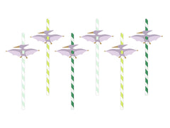Pterodactyl Dinosaur Straws 6pk. - Pretty Day