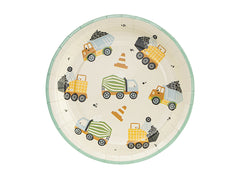 Construction Vehicles Plates Small 6pk. - Pretty Day