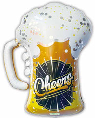 Cheers Beer Mug Jumbo Foil Balloon 38"