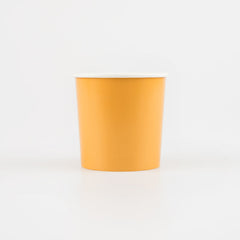 Harvest Yellow Tumbler Cups 8pk. - Pretty Day
