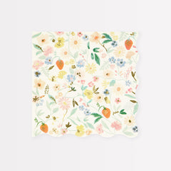 Elegant Floral Large Napkins (x 16) S3098 - Pretty Day