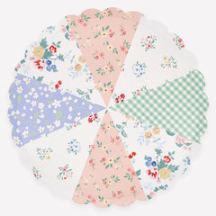 Meri Meri Patchwork Plates Large 8pk.