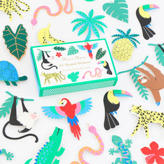 Jungle Jamboree Shaped Stickers 25pk.