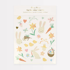 Egg Decorating Tattoo Set In Easter Icons - Pretty Day