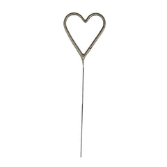 Meri Meri Silver Sparkler Heart