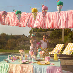 Basic Pink Fringe Garland - Pretty Day