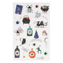 Making Magic Wizard Tattoo Sheets- 2 pk - Pretty Day