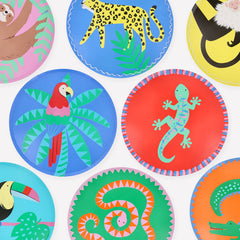 Jungle Jamboree Side Plates 8pk.