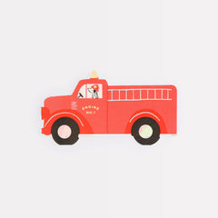 Meri Meri Fire Truck Napkins (x 16)