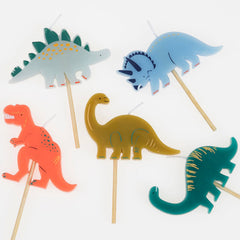 Meri Meri  Dinosaur Candles (x 5) - Pretty Day