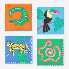 Jungle Jamboree Napkins Small 16pk.