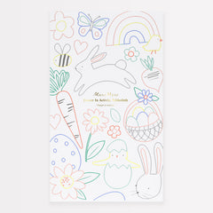 Easter Color In Activity Tablecloth - Pretty Day