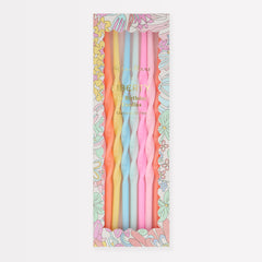 Meri Meri x Liberty Rainbow Garden Party Candles 16pk. - Pretty Day