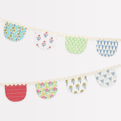 Molly Mahon x Meri Meri  Fabric Garland - Pretty Day
