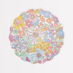 Meri Meri x Liberty Rainbow Garden Reusable Small Plate - Pretty Day