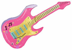 Pink Electric Guitar 39" Jumbo Foil Balloon - Pretty Day