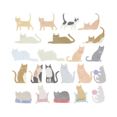 Meri Meri Cat Shaped Stickers *Damaged BOX