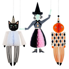 Meri Meri Halloween Hanging Decorations 3pk.