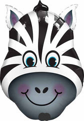 Zany Zebra Jumbo Foil Balloon 32" - Pretty Day
