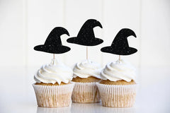 Witch Hat Cupcake Toppers - Pretty Day