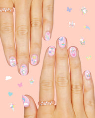 Petit Fetti - Unicorn Kids Nail Stickers, Bday Favors, Activity, Accessory - Pretty Day
