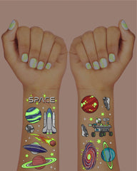 Far Out Glo Temporary Tattoos 50pk - Pretty Day