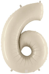White Sand 6 Jumbo Foil Balloon - Pretty Day