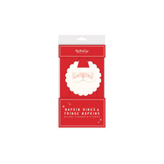 BEC1038 - Believe Santa Napkin Ring and Napkin Set - Pretty Day