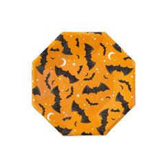 PREORDER SHIPPING 8/1-8/8 - PLTS370A-MME -  Scattered Bat Paper Plate - Pretty Day