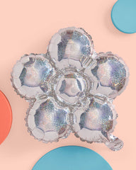 Shimmer Flower Balloon - 4 iridescent balloons - Pretty Day