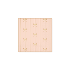 Bonjour Fête - SWEET PEACH SIGNATURE BOW SMALL NAPKINS - Pretty Day