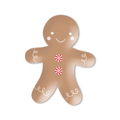 My Mind’s Eye - PRESALE SHIPPING MID OCTOBER - GBD1040 - Gingerbread Man Shaped Paper Plate - Pretty Day