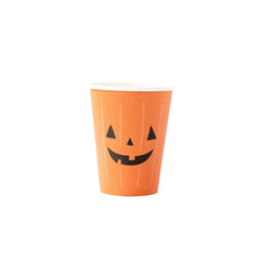 PREORDER SHIPPING 8/1-8/8 - PUM1012 -  Hey Pumpkin Pumpkin Paper Party Cups - Pretty Day