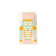 PRESALE CHRISTMAS SHIPPING MID OCTOBER - PLTS352Q - Pink Nutcracker Shaped Guest Towel Napkin - Pretty Day