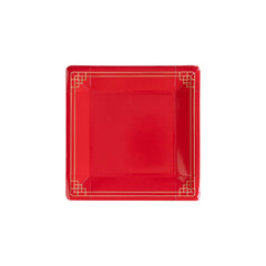 PLNY140 - Lunar New Year Square Border Plate - Pretty Day
