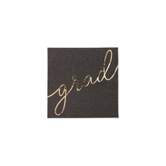 My Mind’s Eye - GRD1039 - Script Grad Paper Cocktail Napkin - Pretty Day