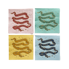 Bonjour Fête - HARRY POTTER X BONJOUR FÊTE HOUSE PRIDE SMALL PARTY NAPKINS - Pretty Day