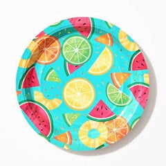 Summer Fruits Cocktail Plate S/10 - Pretty Day