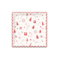 My Mind’s Eye - PRESALE SHIPPING MID OCTOBER - ELF1041 - Elf Scallop Scatter Paper Plate - Pretty Day