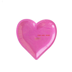 My Mind’s Eye - VAL1040 - You are Here Shaped Paper Plate - Pretty Day