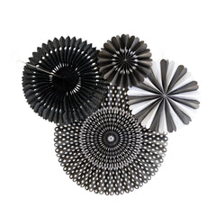 My Mind’s Eye - PLFN02 - Black and White Party Fan Set - Pretty Day