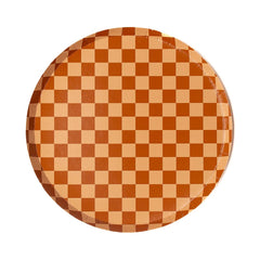 Jollity & Co. + Daydream Society - Check It! Cafe Con Leche Plates - 2 Size Options - 8 Pk.: Dinner - Pretty Day